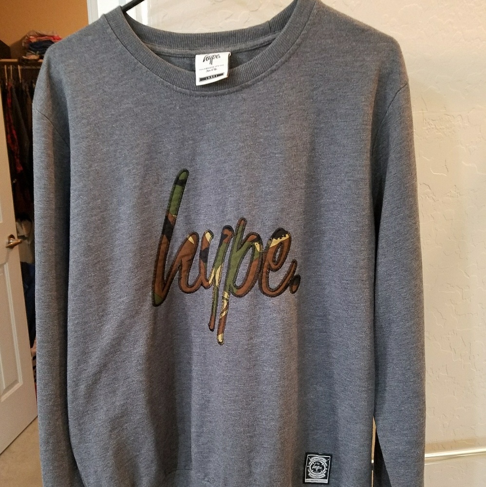 NWOT Mens Hype brand sweatshirt Mens Size Large